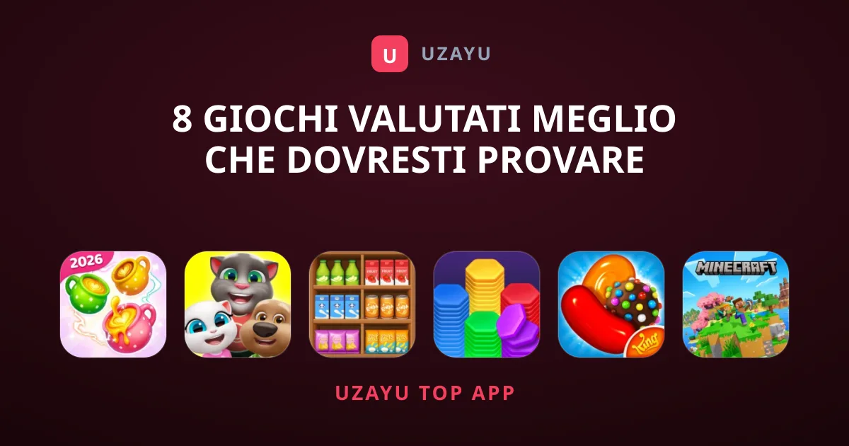 8 Giochi Valutati Meglio che Dovresti Provare Subito